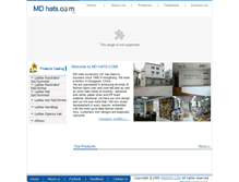 Tablet Screenshot of mdhats.com